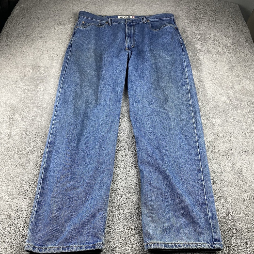 Levis 550 Relaxed Fit Jeans Mens 38x32 Blue Medium Wash Mid Rise Denim Cotton